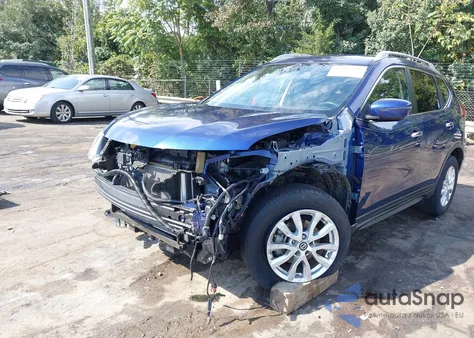 2020 Nissan Rogue Sv Fwd из США, поврежденный, VIN JN8AT2MT4LW041538